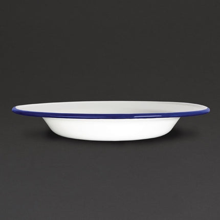 Enamel Soup Bowls 24.5cm | Olympia | 6 Pieces