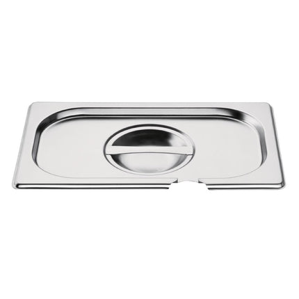 Stainless Steel Lid with Spoon Slot GN 1/4 | Vogue 2