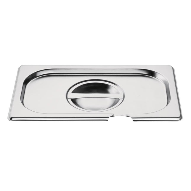 Stainless Steel Lid with Spoon Slot GN 1/4 | Vogue 2