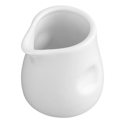 Porcelain Milk Jug 70ml with Grip Dents | Olympia | 6 Pieces 5
