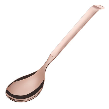 Buffet Copper-Colored Large Salad Spoons | Amefa | Set of 6 | 18-10 Stainless Steel