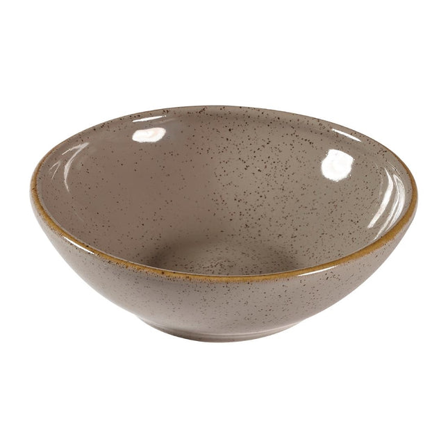 Grey Shallow Bowl 255ml | Churchill Stonecast