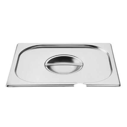 Stainless Steel Lid with Spoon Slot GN 1/2 | Vogue 2