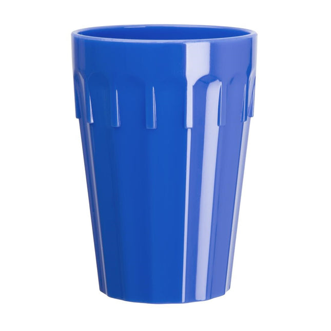 Olympia Kristallon Polycarbonate Tumblers 260 ml Blue | Stackable