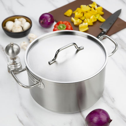 Stainless Steel Lid 28cm with Handle | Vogue 3