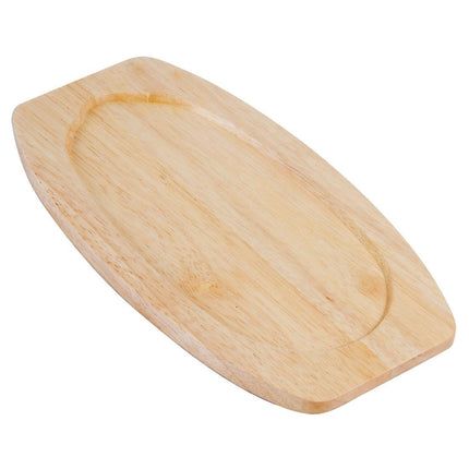 Hevea Wood Tray and Coaster 28.5x15cm | Olympia