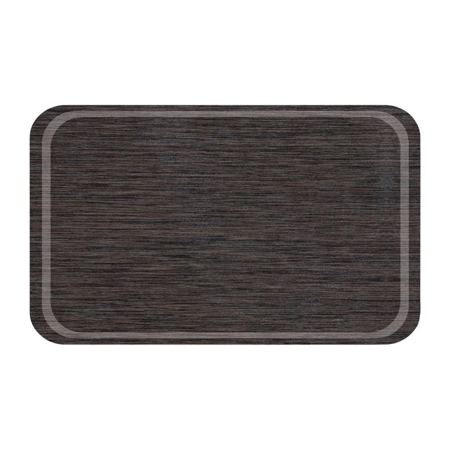 Anti-Slip Melamine Serving Tray Wengé 53x37cm | Roltex Original Euronorm