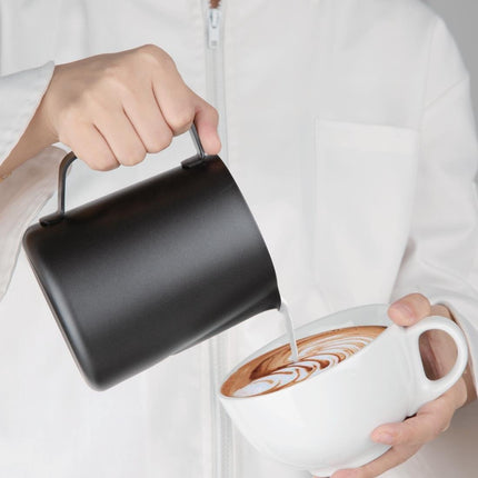 Black Non-Stick Milk Frothing Pitcher 900ml | Olympia 2