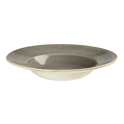 Large Stonecast Grey Wide Rim Bowl 27.69cm | Churchill 2