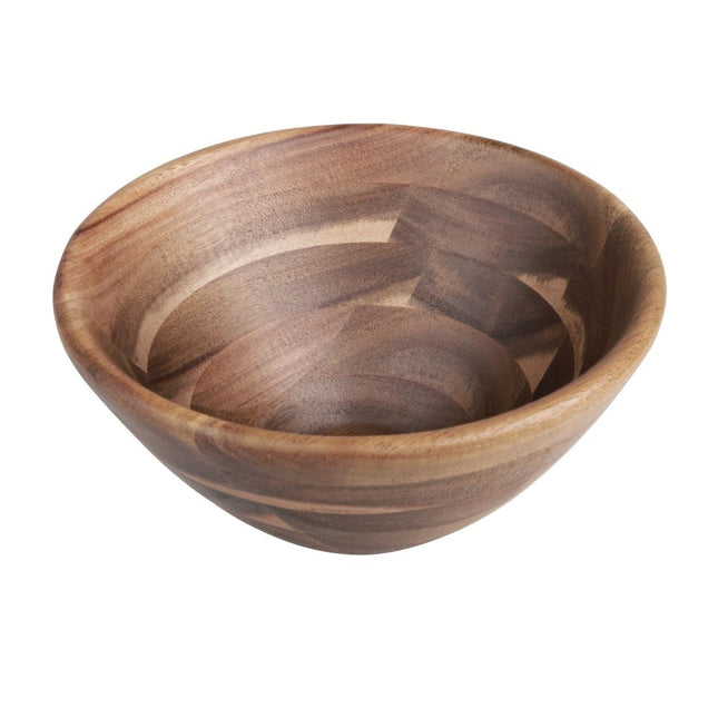 Acacia Wood Bowl 203mm Diameter x 100mm Height | Olympia 2
