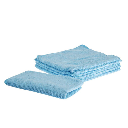 Highly Absorbent Blue Microfiber Cleaning Cloths | Jantex | 5-Pack | 40x40 cm 4