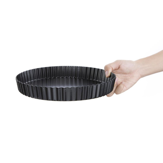 Non-Stick Quiche Pan with Removable Base 3.5 x 25cm | Vogue 2