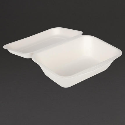 Fiesta Compostable Bagasse Meal Boxes 182mm 250pcs 4