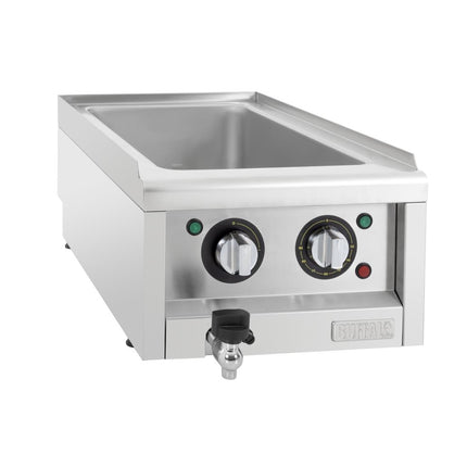 Countertop Bain Marie | Buffalo 600 Series | 1/1 GN Stainless Steel