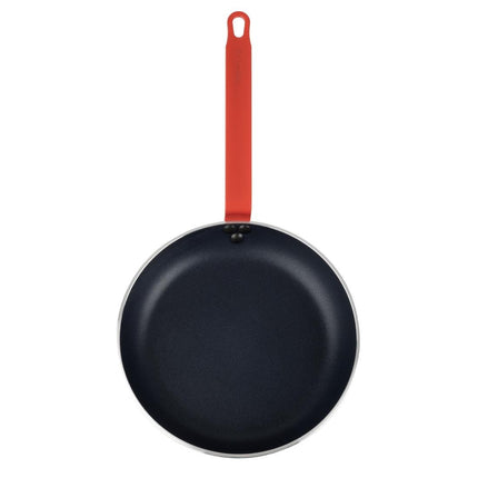 Aluminium Non-Stick Frying Pan with Red Handle 28cm | Hygiplas | Teflon Platinum Plus Coating 4