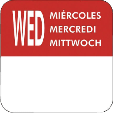 Removable Day Stickers Week Set | Vogue | HACCP Compliant | 7000 Stickers 4