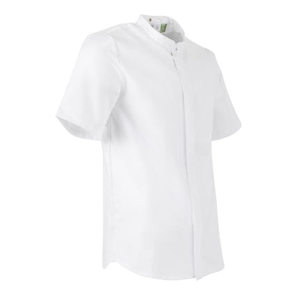 Short Sleeve White Chef Jacket Mesh | Southside Harlem | UK L 6
