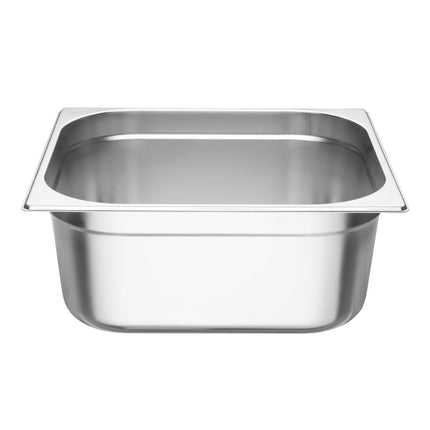 Stainless Steel GN 2/3 Container 150mm Depth | Vogue 4