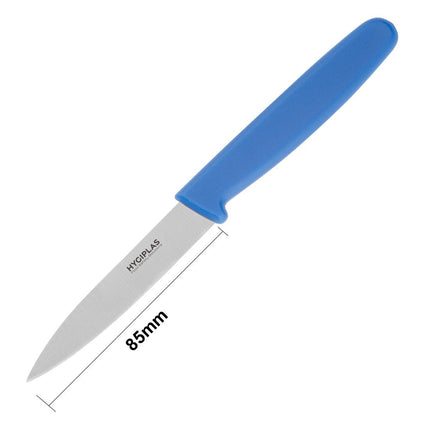 Paring Knife 7.5cm Blue Handle | Hygiplas 5