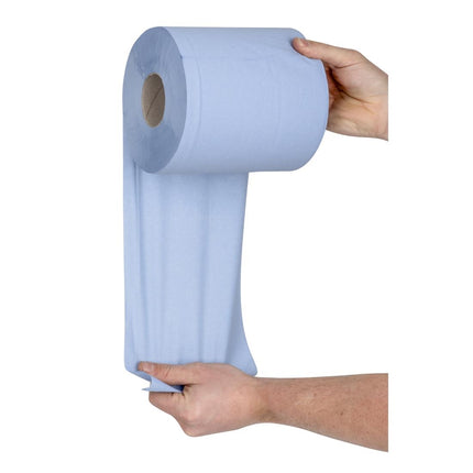 Jantex Blue 2-Ply Centrefeed Hand Towel Rolls 120m | 6 Rolls 4