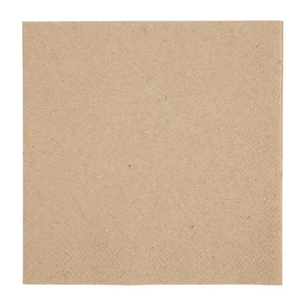 Recyclable Kraft Cocktail Napkins 1/4 Fold | Fiesta | 240mm