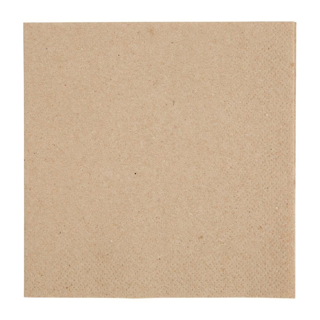 Recyclable Kraft Cocktail Napkins 1/4 Fold | Fiesta | 240mm