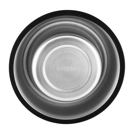 Large Stainless Steel Dog Bowl with Non-Slip Base | Bolero | 230 mm 3