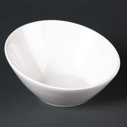 Lumina Oval Slant Serving Bowls 14.8cm | Olympia (6 Pieces) 6