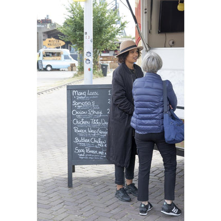 Large Black Woody Sidewalk Chalkboard | Securit 4