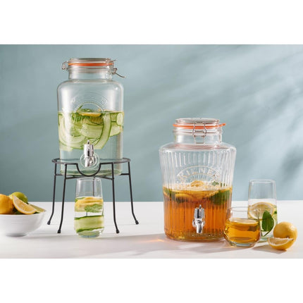 Clip Top Drink Dispenser | Kilner | 5 Liter Capacity 7