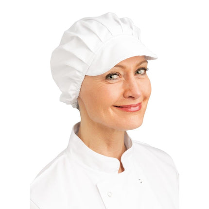Poly-Cotton Chef Hat with Visor White | Whites