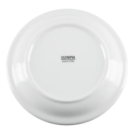 Whiteware Plates with Narrow Rim 15cm | Olympia | Set of 12 6
