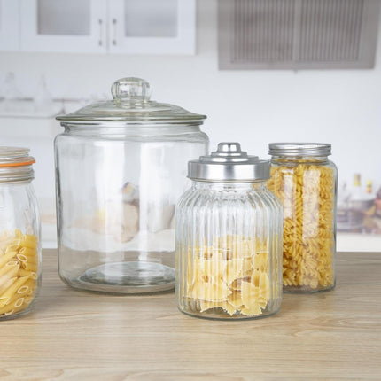 Glass Storage Jar 3.8L with Lid | Olympia 3