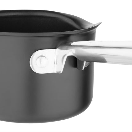 Aluminium Non-Stick Saucepan with Double Spout 14cm | Vogue 4