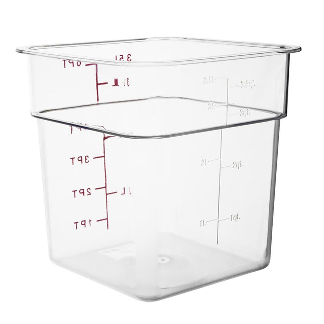 Polycarbonate Square Food Container 3.5L | Hygiplas 2