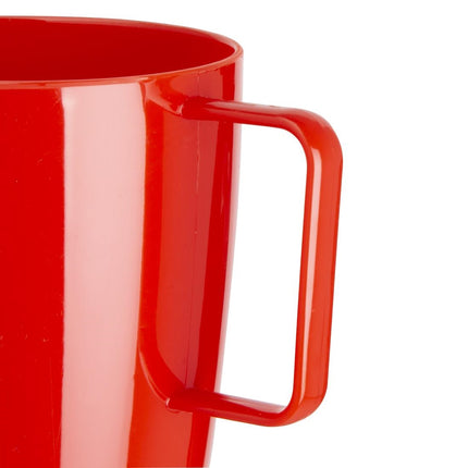 Kristallon Polycarbonate Mug with Handle Red 28.4cl | Olympia | 12 Pieces 2