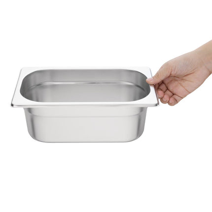 Vogue GN 1/4 Food Pan Set (7 Pieces) 2