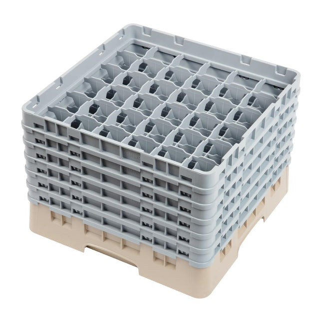 Dishwasher Rack with 36 Compartments | Cambro Camrack | Max Glass Height 29.8 cm