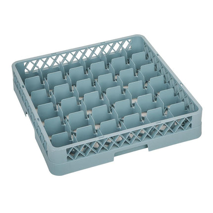 Glass Rack 36 Compartments | Vogue | 10 cm Height | 50x50 cm