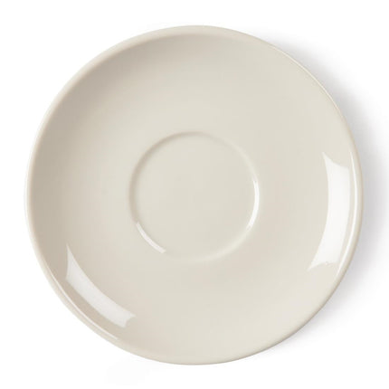 Stackable Ivory Saucers | Olympia Ivory 3
