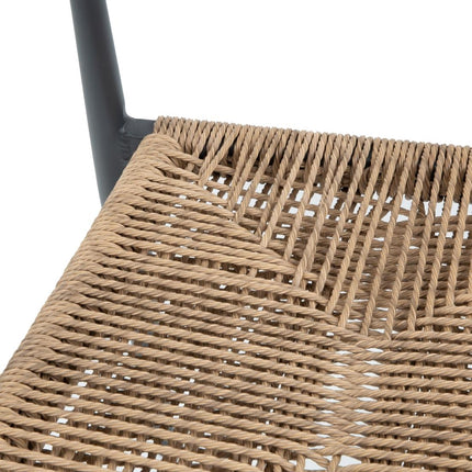 PE Woven Rattan Outdoor Bar Stools Natural | Bolero Eden | 2 Pieces 4