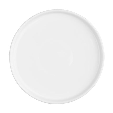 White Porcelain Flat Round Plate | Olympia | 210mm 7
