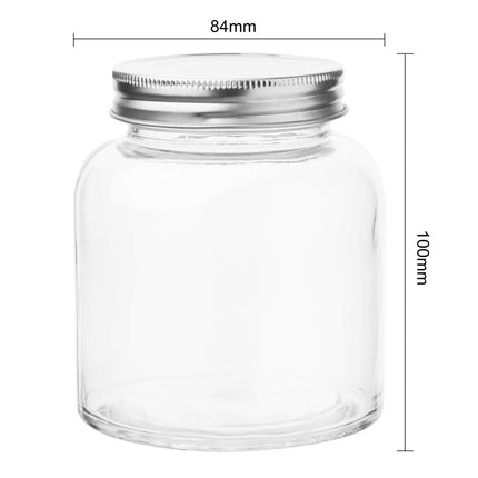 330ml Glass Storage Jar with Screw Lid | Vogue | Set of 6 3