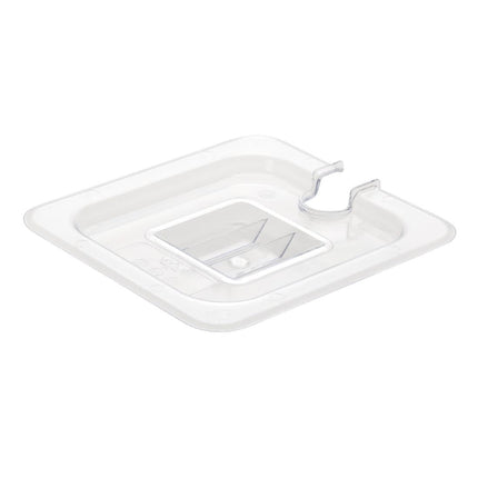 Polycarbonate Lid with Spoon Slot | Vogue | GN 1/6 2