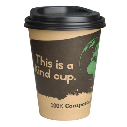 Compostable Single-Wall Coffee Cups 34cl Brown | Fiesta | 1000 Pieces 4