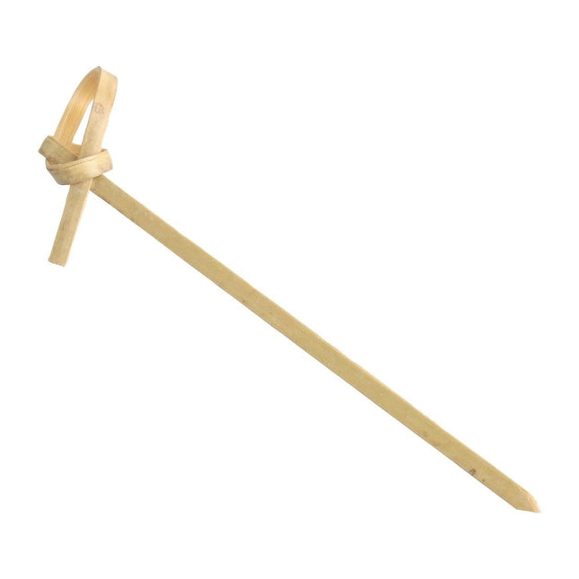 Compostable Bamboo Skewers with Curl | Fiesta | 100 Pieces