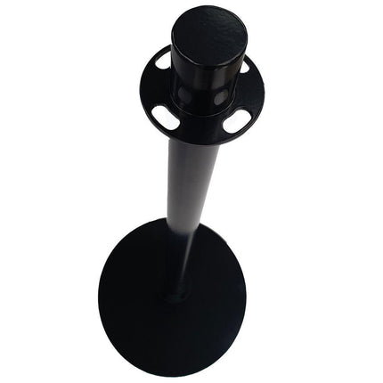 Bolero Steel Stanchion with Flat Black Top 2
