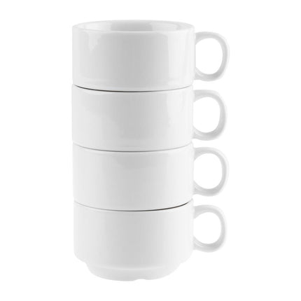 Stackable Espresso Cups 85ml | Olympia Whiteware 3