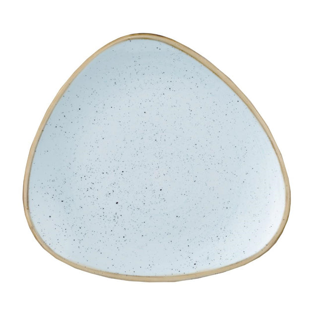 Lotus Plate Duck Egg Blue | Churchill Stonecast | 6 Pieces