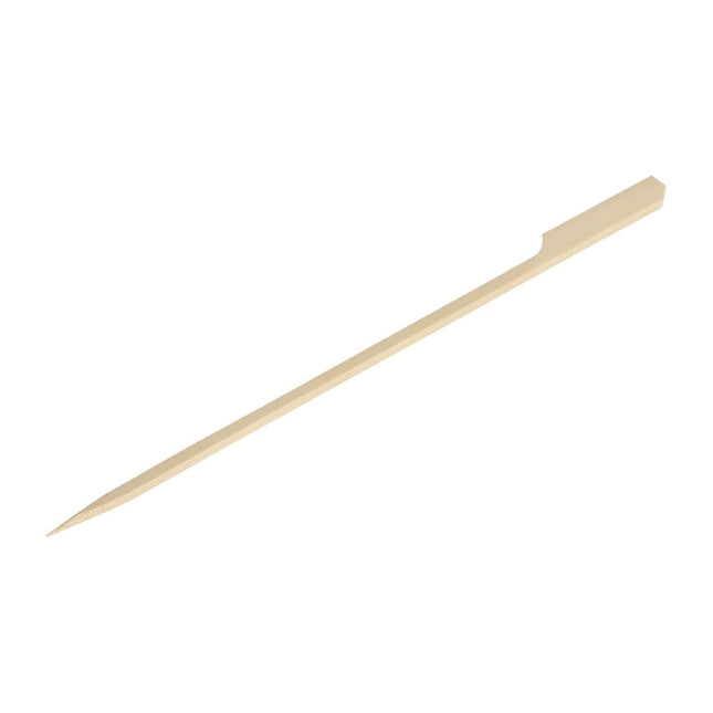 Compostable Bamboo Paddle-Shaped Skewers 18cm | Fiesta | 100 Pieces